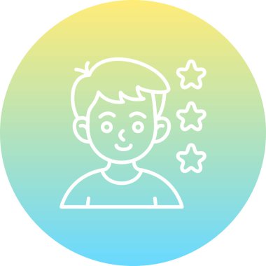 Kullanıcı Gözden Geçirme Özel Düz Vektör Düzeni