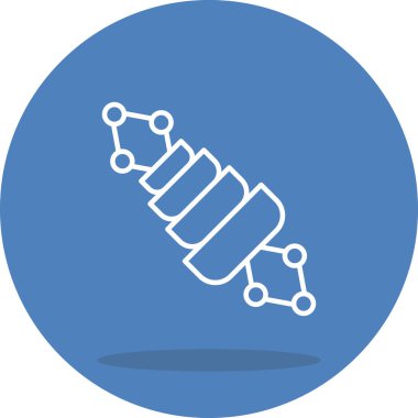 Spiral şekil simgesinin soyut tasarımı