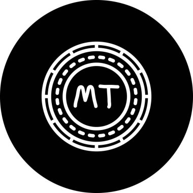 Mozambik Parası Zarif Modern Yaratıcı Sanat Sembolü