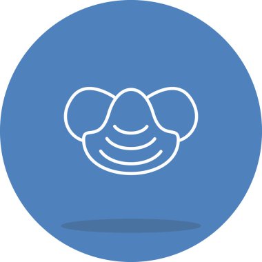 Diş Maskesi Gelişmiş İşlevsel Web Arayüzü Sembolü