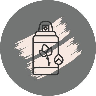 Sprey yaprak ve bitki tasarımı içerir