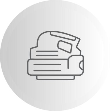 Kemer Sander Hattı Düz Simgesi