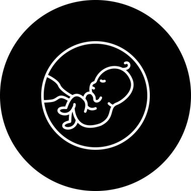 Rahim Simgesindeki Bebek, Basit İllüstrasyon