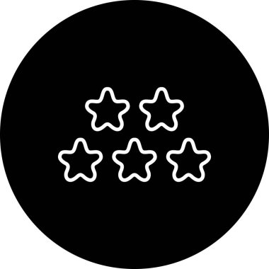 Beş Yıldız Beğeni Modern Dijital Sanat Özelliği