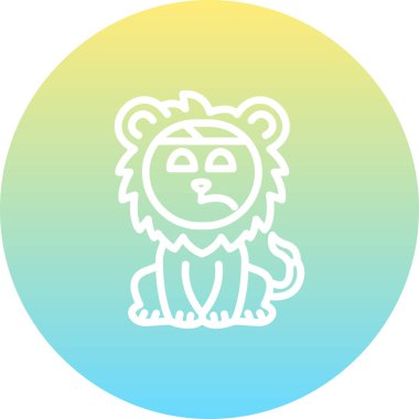 Aslan Başlı Bandaj Yaratıcı Eşsiz Ürün Tasarım Elemanı