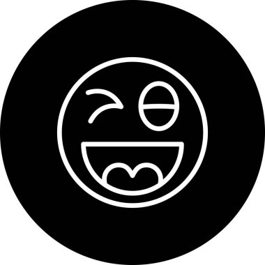 Çizgi film karalama simgesi web işareti, beyaz arkaplanda izole edilmiş emoji simgesi