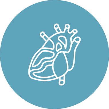 Kardiyomiyopati Profesyonel Asgari Yaratıcı Grafik Nesnesi