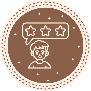 Geri besleme simgesi vektör illüstrasyonu  