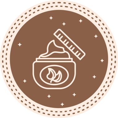 Temizleme merhemi. Kendi kendine bakım kozmetikleri. Uygulama veya web sayfası için simge