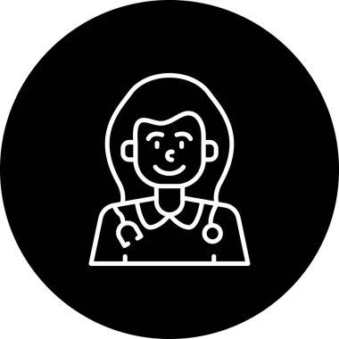 Kadın Doktor Simgesi, Basit Görüntü