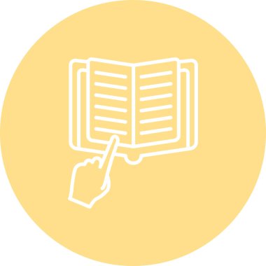 Kitap Dinamik Modern Yaratıcı Vektör Varlığı Okunuyor