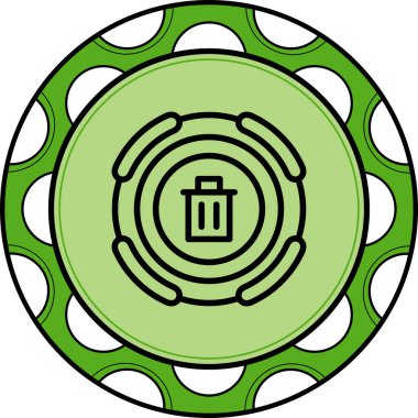 Çöp Ağı vektör illüstrasyonu