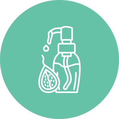 Baobab yağı şişesi. Dermatoloji kozmetik, cilt nemlendirici kozmetik