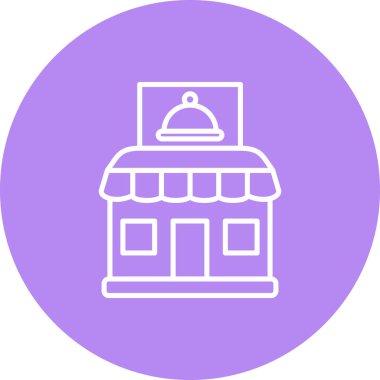 Gelişmiş İşlevsel Web Arayüzü Sembolü Restoranı