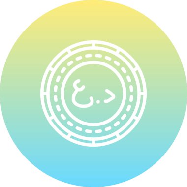 Umman Parası Dengeli Özel Düz Vektör Düzeni