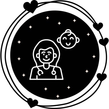 Çocuk Uzmanı Minimum Vektör Sanatı Özelliği