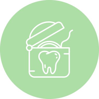 Diş ipi Yaratıcı Eşsiz Ürün Tasarımı Elementi