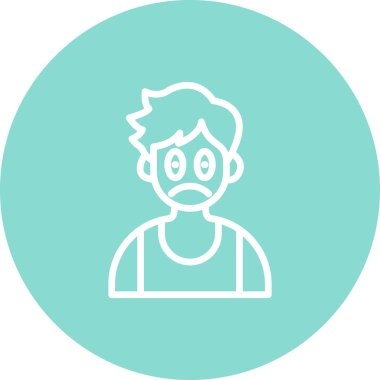 boy avatar icon, vector illustration simple design