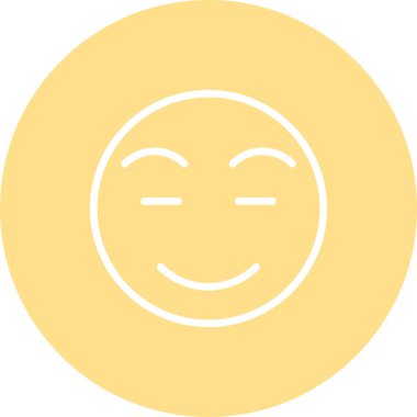 Çizgi film karalama simgesi web işareti, beyaz arkaplanda izole edilmiş emoji simgesi