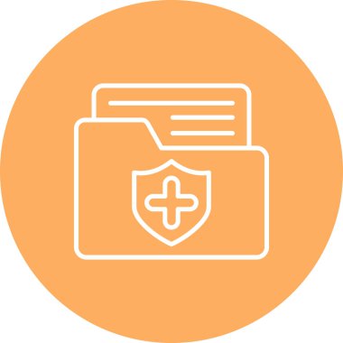 Klasör web simge vektör çizim