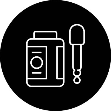 Yüz Serumu Simgesi, Basit Görüntü