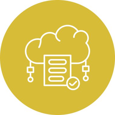 Bulut Uyumu Denetim Dengeli Düz Modern Tasarım Elemanı