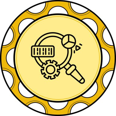 Doğal Dil Satırı Düz Simgesi