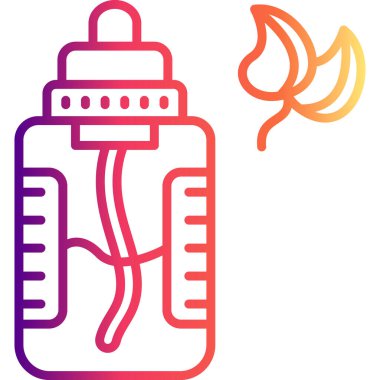 Hyaluronik asit serumu. Kendi kendine bakım kozmetikleri. Uygulama veya web sayfası için simge