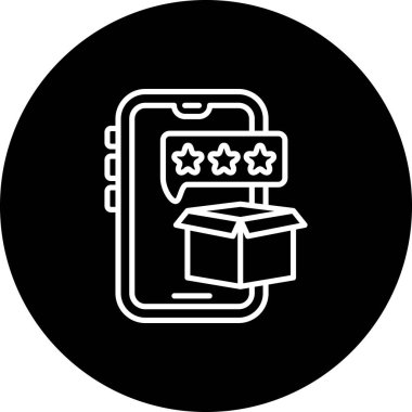 Basit geribildirim simgesi vektör çizimi