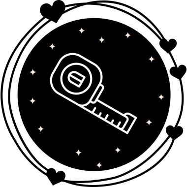 Teyp Ölçüleri Gelişmiş İşlevsel Web Arayüzü Sembolü