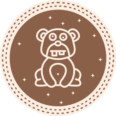 Çirkin Ayı Kalın Web Grafik Çizimi