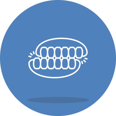 Öğütücü simgesi basit düz illüstrasyon