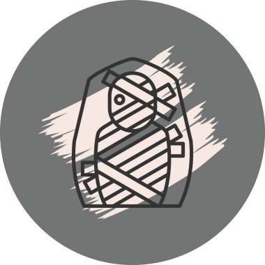 Mumya Yaratıcı İşlevsel Web Grafik Sembolü