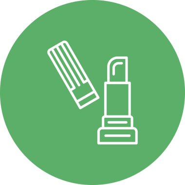 Dudak kremi Çizgisi Düz Simge