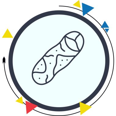 Spring Rolls Dengeli Yenilikçi Ürün Grafik Elementi