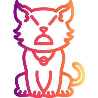 Azimli Kedi Minimum Gelişmiş Marka Tasarım Varlığı