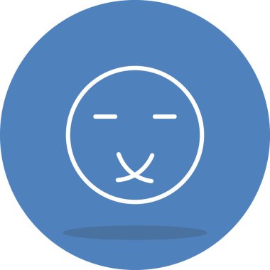 emoji simgesi, web kullanımı için basit tasarım vektör çizimi