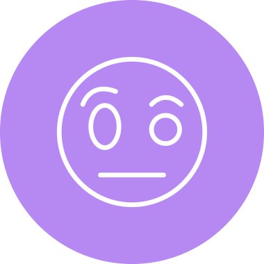 emoji simgesi, web kullanımı için basit tasarım vektör çizimi