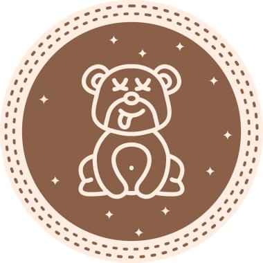 Ölü Ayı Vibrant Dijital Grafik Özelliği