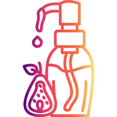 İki papaya, bir tanesinin sırtları ve bir yarısı iç tohum ve yaprakları gösteriyor, ekran için bir arada oturuyorlar..