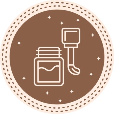 Çivi Polonya Çizgisi Düz Simgesi