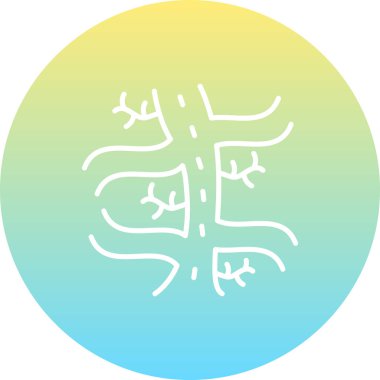 Koroner Arterler Simgesi, Basit İllüstrasyon