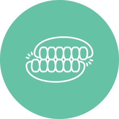 Öğütücü simgesi basit düz illüstrasyon