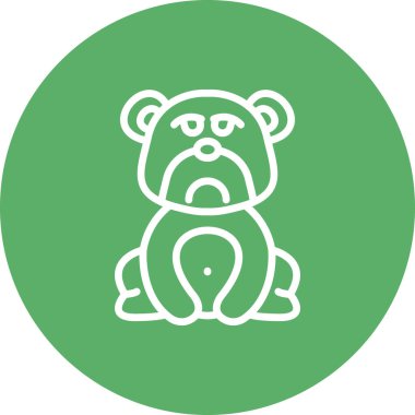 Somurtan Ayı Seçkin Markalı Vektör Varlığı