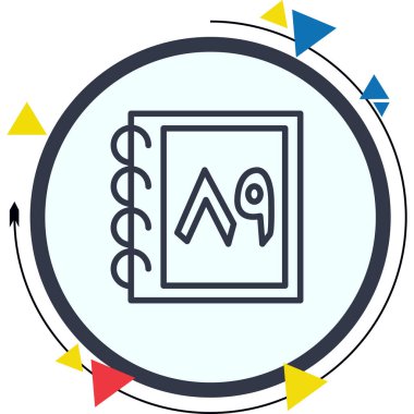 Seksen Dokuz Web simgesi vektör illüstrasyonu