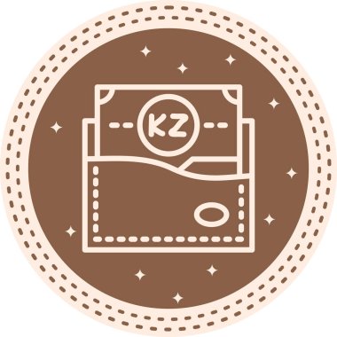 wallet icon, vector illustration simple design