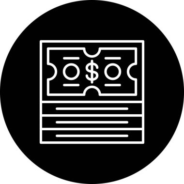 Dolar banknotları simgesi, Amerikan para birimi sembolü