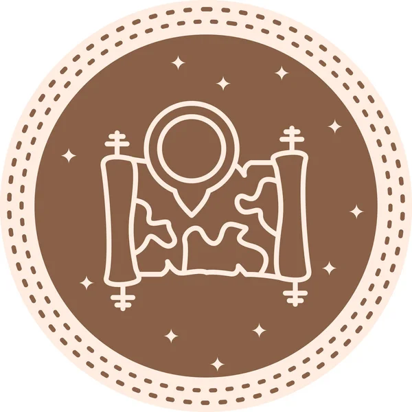 konum web simgesi vektör illüstrasyonu