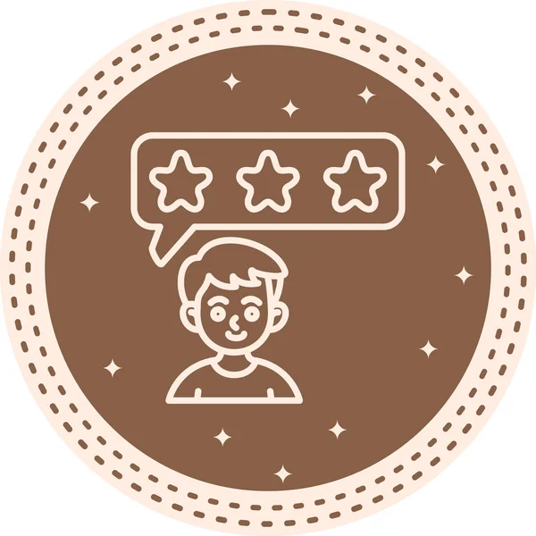 Geri besleme simgesi vektör illüstrasyonu  