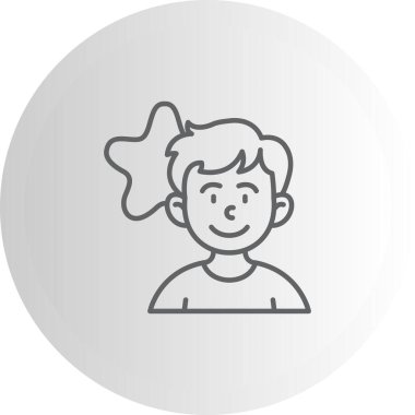 Basit geribildirim simgesi vektör çizimi